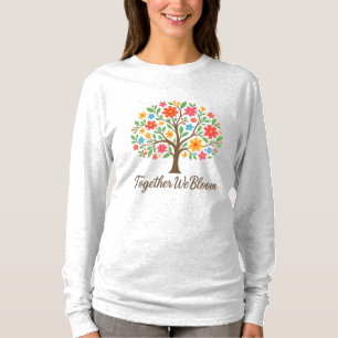 T-shirt Ensemble Nous Fleurissons Floral Manche Longue