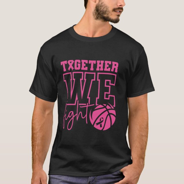 T-shirt Ensemble, Nous Luttons Contre Le Basket-Basket Le  (Devant)