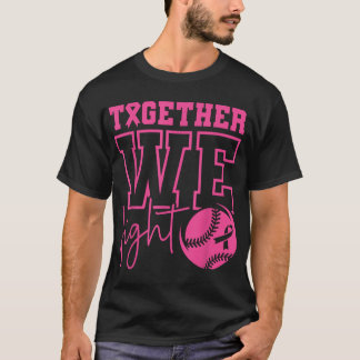 T-shirt Ensemble nous luttons Softball Sensibilisation au