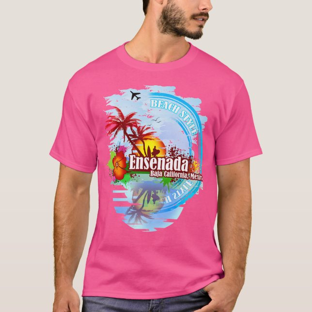 T-shirt Ensenada Basse Californie Mexique (Devant)