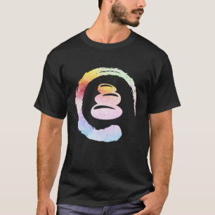 T-shirt Enso Water Circle Zen Stones Bouddhiste Zen Circle