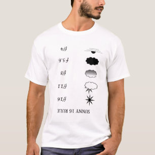 T-shirt ensoleillé de 16 règles