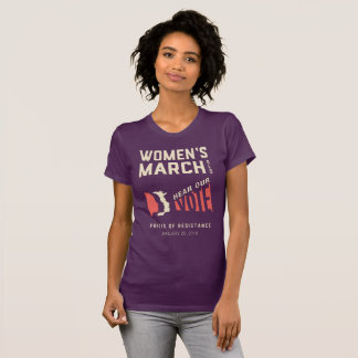 T-shirt Entendez notre vote - événement de mars SLO des