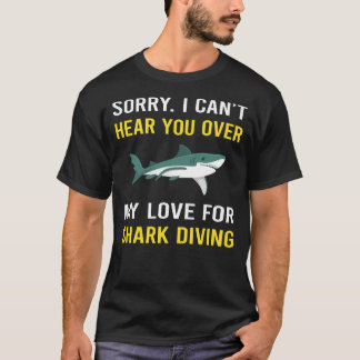 T-shirt Entendez-vous le plongeur de requin plongée