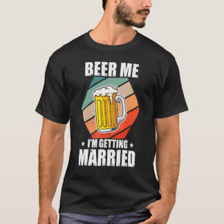 T-shirt Enterré Vivant Bière Je me marie Enterré Partie