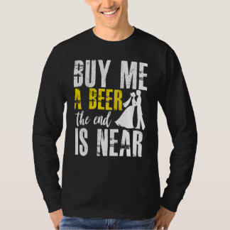 T-shirt Enterrement de vie de garçon Achetez-moi une bière
