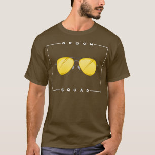 T-shirt Enterrement de vie de garçon avec des lunettes