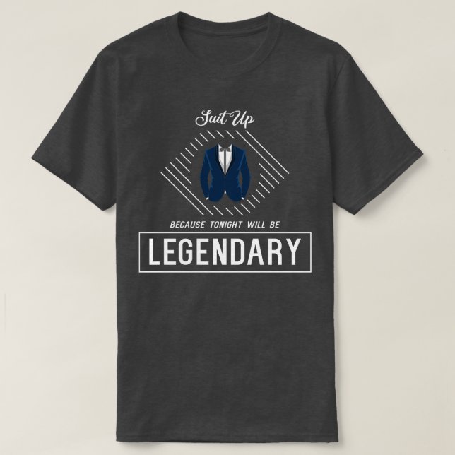 T-shirt Enterrement de vie de garçon avec nœud papillon et (Design devant)