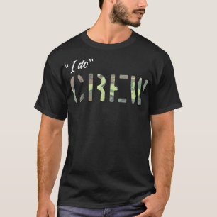 T-shirt Enterrement de vie de garçon Camouflage I Do Crew 