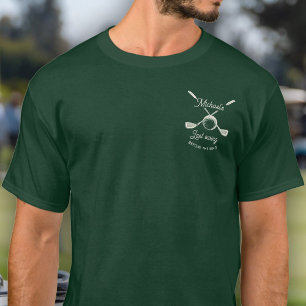T-shirt Enterrement de vie de garçon de golf amusant Derni