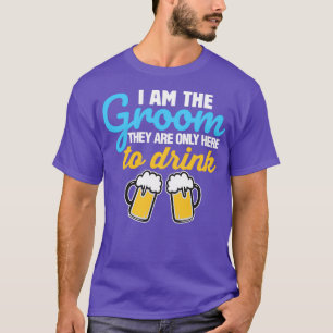 T-shirt Enterrement de vie de garçon drôle Je suis le mari