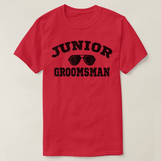 T-shirt Enterrement de vie de garçon du fils du marié Juni (Design devant)
