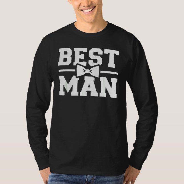 T-shirt Enterrement de vie de garçon du témoin (Devant)