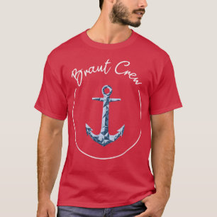 T-shirt Enterrement de vie de garçon Équipage de la mariée