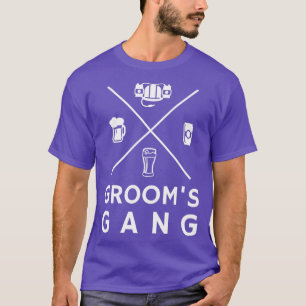 T-shirt Enterrement de vie de garçon Gang du marié