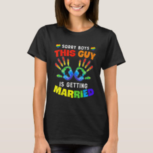 T-shirt Enterrement de vie de garçon LGBT Fierté gay Marié