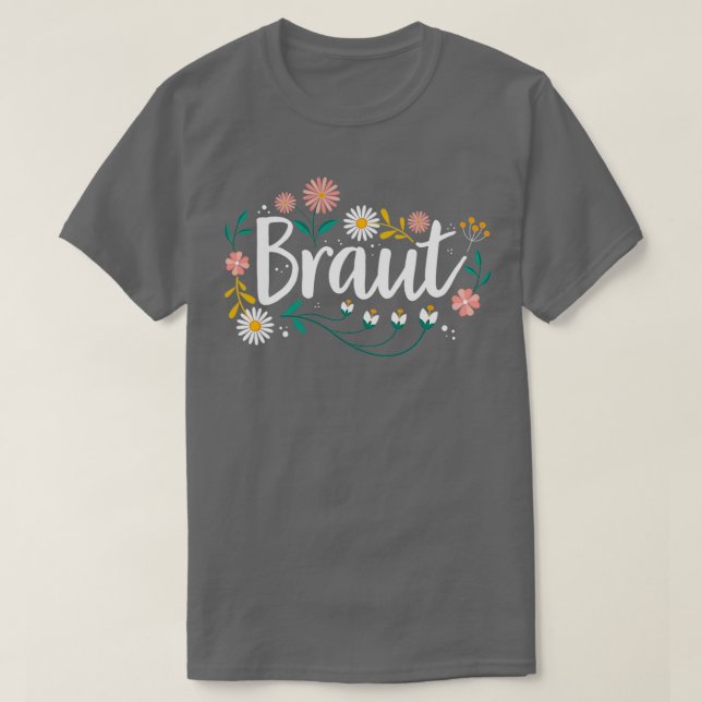 T-shirt Enterrement de vie de jeune fille (Design devant)