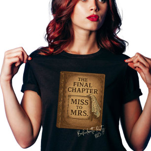T-shirt Enterrement de vie de jeune fille amateur de livre