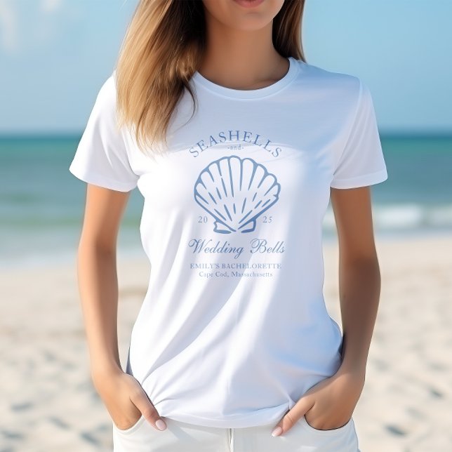 T-shirt Enterrement de vie de jeune fille Coquillages et C (Créateur téléchargé)
