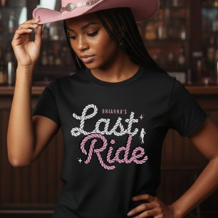 T-shirt Enterrement de vie de jeune fille Cowgirl Dernière