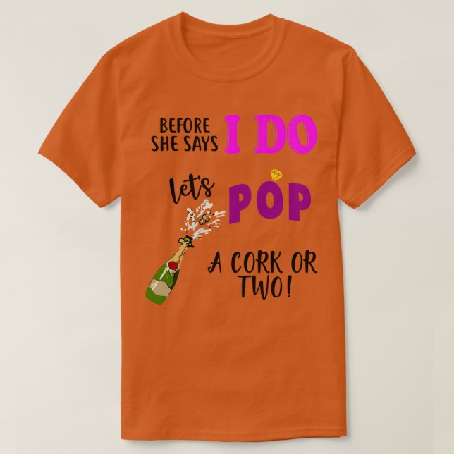 T-shirt enterrement de vie de jeune fille demoiselles d'ho (Design devant)