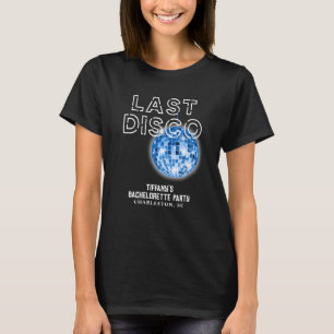 T-shirt Enterrement de vie de jeune fille disco personnali