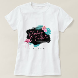 T-shirt Enterrement de vie de jeune fille Flamingo Flockin
