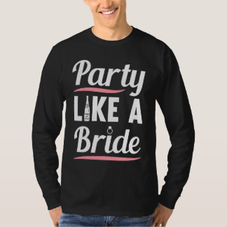 T-shirt Enterrement de Vie de Jeune Fille Mariage Marié Cé