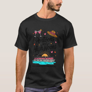 T-shirt Enterrement de vie de jeune fille Party Ponton Lac