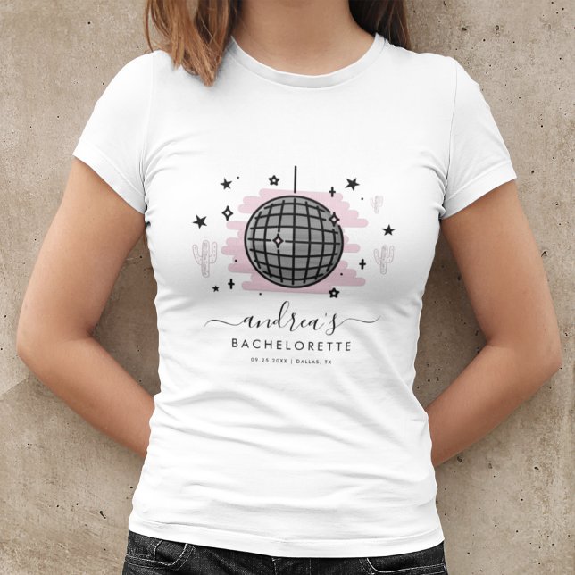 T-shirt Enterrement de vie de jeune fille Rétro Espace Dis (Créateur téléchargé)