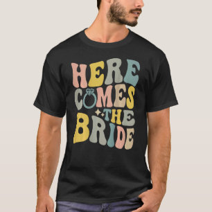 T-shirt Enterrement de vie de jeune fille rétro Voici la m