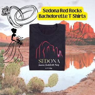 T-shirt Enterrement de vie de jeune fille Sedona Red Rocks