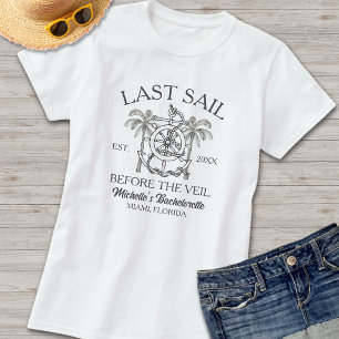 T-shirt Enterrement de vie de jeune fille sur le thème mar