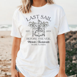 T-shirt Enterrement de vie de jeune fille sur le thème mar