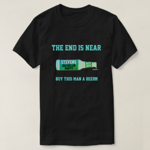 T-shirt Enterrement de vie de jeune garçon drôle