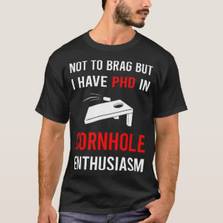 T-shirt Enthousiasme Cornhole