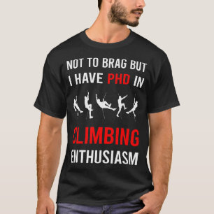 T-shirt Enthousiasme Escalade Grimper