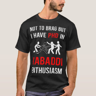 T-shirt Enthousiasme Kabaddi Kabadi