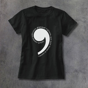 T-shirt Enthousiaste de la virgule d'Oxford