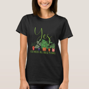 T-shirt Enthousiaste Plante  Jardins de loisirs et cadeaux