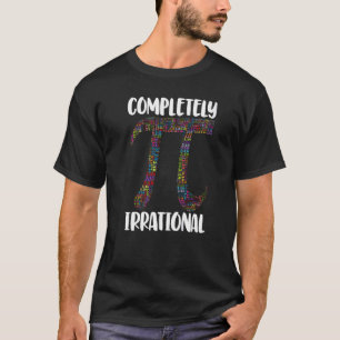 T-shirt Entièrement Irrationnel Pi Femmes Mathletic Love B