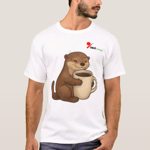 T-Shirt "Entièrement Obsédé par le Café"   Douce L