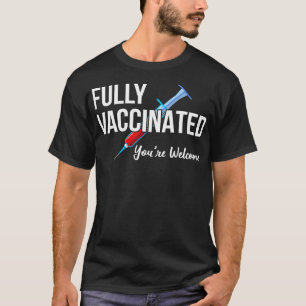 T-shirt Entièrement Vacciné Vous Bienvenue V