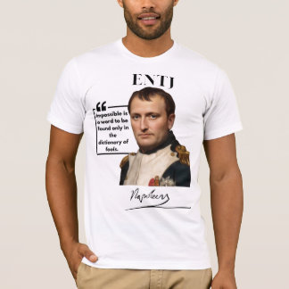T-shirt ENTJ Napoléon Bonaparte