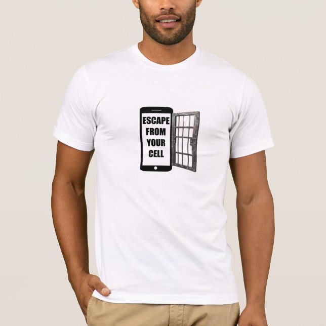T - Shirt entkommen aus Ihrer Zelle (Vorderseite)