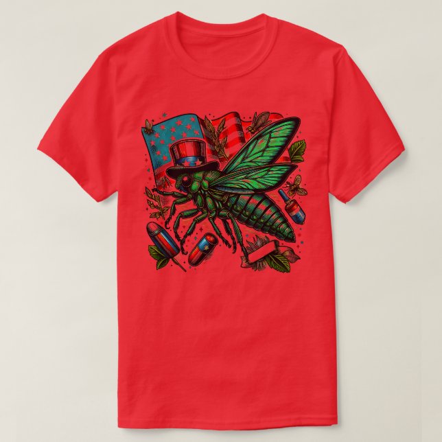 T-shirt Entomologie Canada 4 juillet Fête Lover Canada 202 (Design devant)