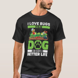 T-shirt Entomologie Chien Nature Insectes Entomologiste