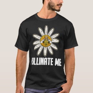 T-shirt Entomologie Entomologiste - Abeille de tournesol