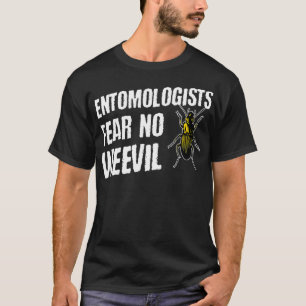 T-shirt Entomologistes ne craignent pas Wemal Funny Beetle