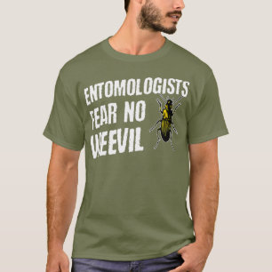 T-shirt Entomologistes ne craignent pas Wemal Funny Beetle